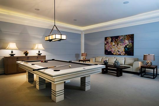 Billiard and  poker room